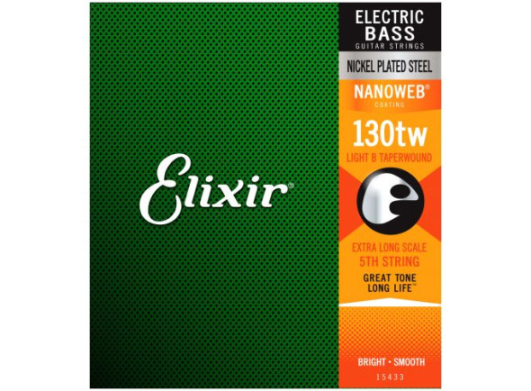 Elixir  15433 Nanoweb XL Medium B Extra Long TaperWound